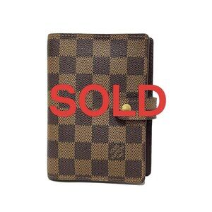 LOUIS VUITTON Agenda PM Ebene Damier - Agenda Damier Canvas 176-061325